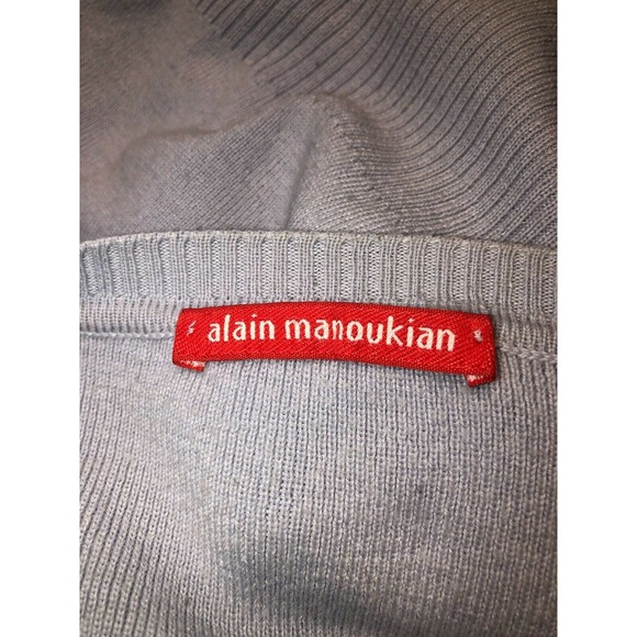 VTG 90s Alain Manoukian Lilac Crop Sweater - Picture 4 of 4